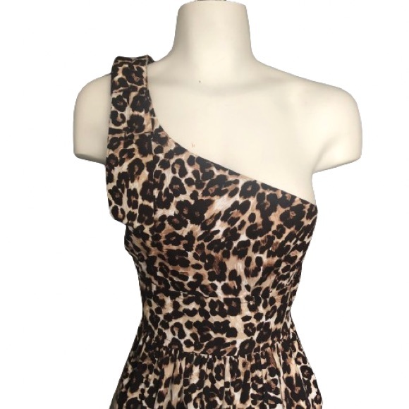 🤎$3/25Necessary Objects Ady Gluck-Frankel One Shoulder Midi Dress Size S - Picture 2 of 15